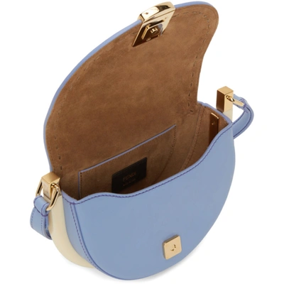 Shop Fendi Blue Moonlight Bag In F1dzg Blue