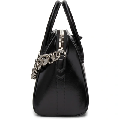 Shop Givenchy Black G Chain Mini Antigona Bag In 001 Black