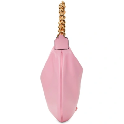 Shop Versace Pink 'la Medusa' Soft Bag In 1p56v