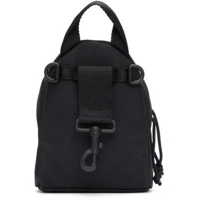 Shop Balenciaga Black Nylon Mini Backpack