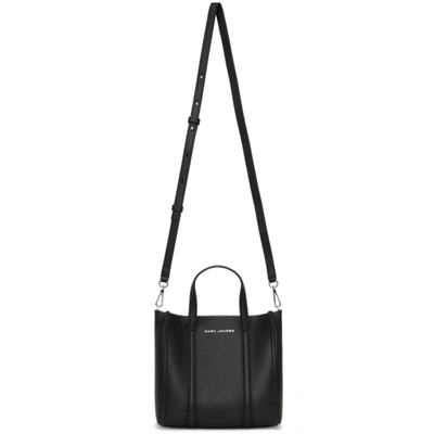 Shop Marc Jacobs Black 'the Mini Shopper' Tote In 001 Black