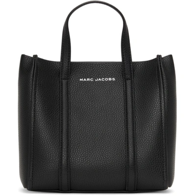 Shop Marc Jacobs Black 'the Mini Shopper' Tote In 001 Black