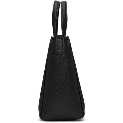 Shop Marc Jacobs Black 'the Mini Shopper' Tote In 001 Black