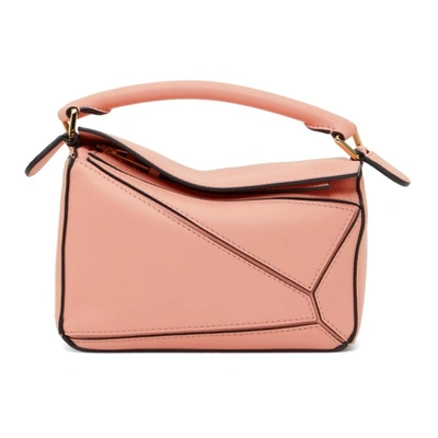 Shop LOEWE PUZZLE Mini Puzzle Bag In Classic Calfskin by L_ink.