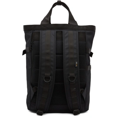 Shop Carhartt Black Payton Carrier Backpack In Black/white
