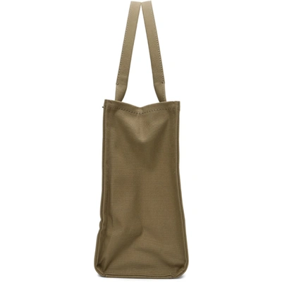 Shop Marc Jacobs Khaki 'the Traveler' Tote In 372 Slate