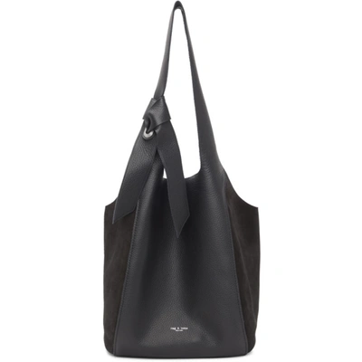 Shop Rag & Bone Black Grand Shopper Tote In 1 Black