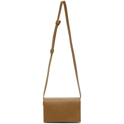 Shop Lemaire Beige Mini Satchel Bag In 453 Safari