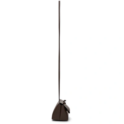 Shop Acne Studios Brown Knotted Strap Bag In Adm Dk Brow