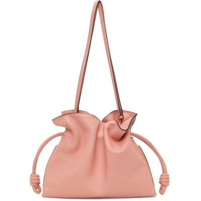 Shop Loewe Pink Flamenco Clutch In 7795 Blosso