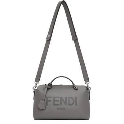 Shop Fendi Grey By The Way Boston Bag In F1dgc Grey