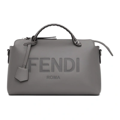 Shop Fendi Grey By The Way Boston Bag In F1dgc Grey