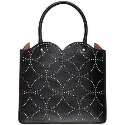 Shop Alaïa Black Macro Arabesque Garance 20 Bag In 999 Black