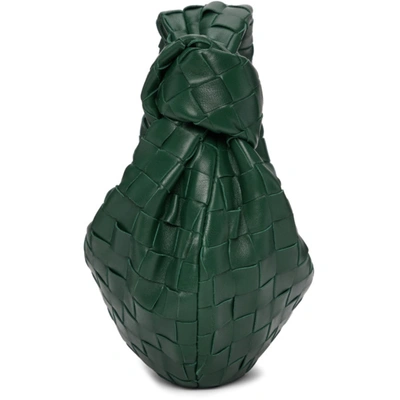 Shop Bottega Veneta Green Mini Jodie Bag In 3035 Raintree Gold