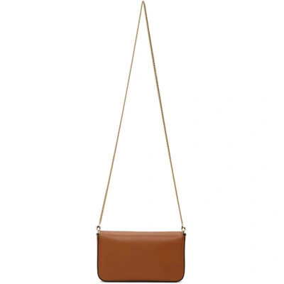 Shop Fendi Brown Logo Shoulder Bag In F0qvk Brown