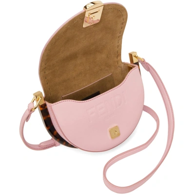 Shop Fendi Pink Moonlight Bag In F0nvj Lava