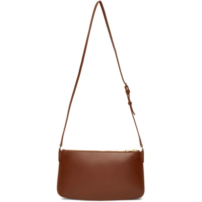 Shop Apc Brown Betty Baguette Bag In Cad Hazelnut