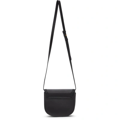 Shop Saint Laurent Black Perforated Small Kaia Bag In 1000 Black