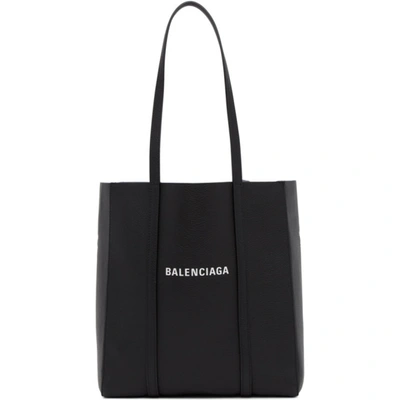 Shop Balenciaga Black Xs Everyday Tote In 1000 Black