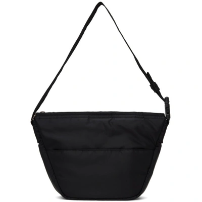 Shop Balenciaga Black Small Wheel Sling Bag In 1000 Black