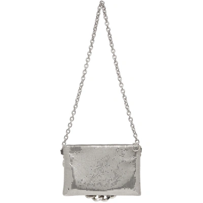 Shop Kara Ssense Exclusive Silver Chain Mail Crossbody Bag