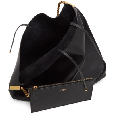 Shop Saint Laurent Black Medium Suzanne Bag In 1000 Black