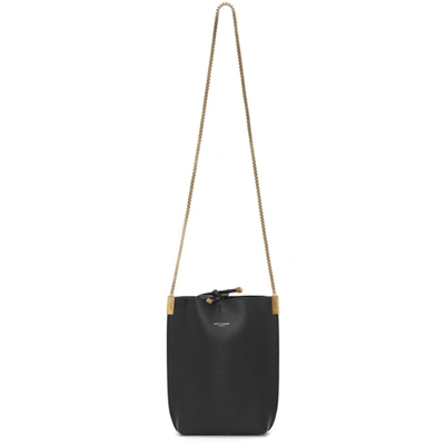 Shop Saint Laurent Black Mini Suzanne Bag In 1000 Black