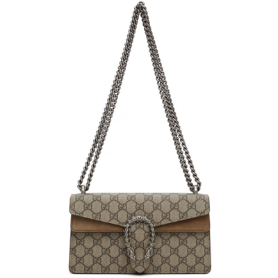 Shop Gucci Beige Small Gg Dionysus Shoulder Bag In 8660 Beige