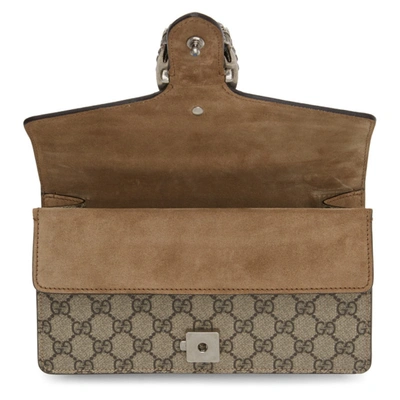 Shop Gucci Beige Small Gg Dionysus Shoulder Bag In 8660 Beige