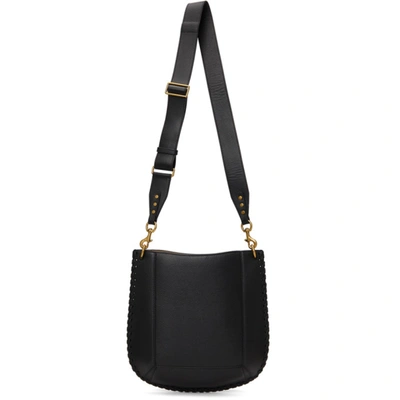 Shop Isabel Marant Black Oskan Shoulder Bag In 01bk Black