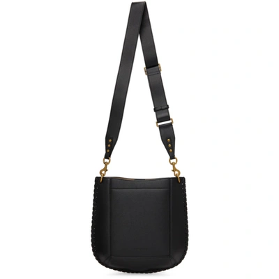 Shop Isabel Marant Black Oskan Shoulder Bag In 01bk Black