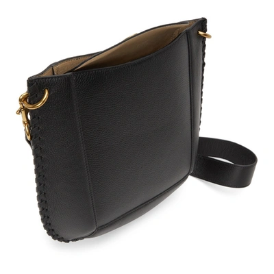 Shop Isabel Marant Black Oskan Shoulder Bag In 01bk Black