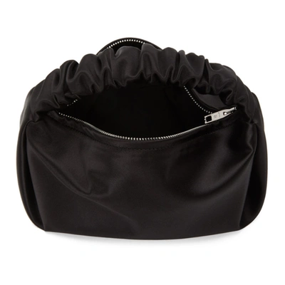 Shop Alexander Wang Black Mini Scrunchie Bag In 001 Black
