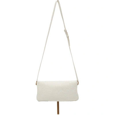 Shop Saint Laurent White Medium Kate 99 Tassel Bag In 9013 Chalkwht