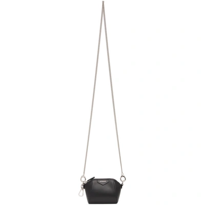 Shop Givenchy Black Baby Antigona Bag In 001 Black