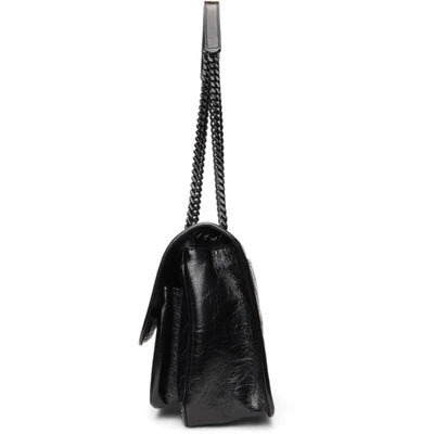 Shop Saint Laurent Black Medium Niki Shoulder Bag In 1000 Black