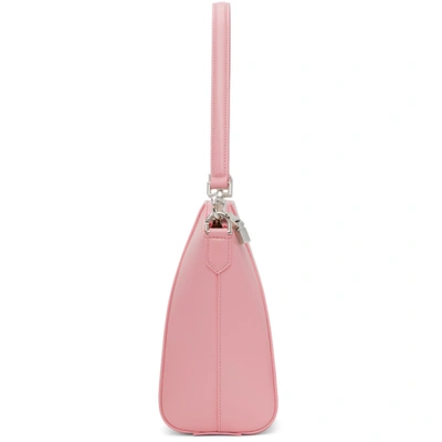 Shop Givenchy Pink Vertical Mini Antigona Bag In 661 Baby Pink