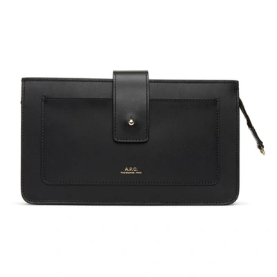 Shop Apc Black Albane Bag In Lzz Black