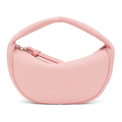 Shop By Far Pink Baby Cush Bag In Peony