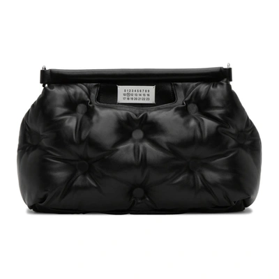 Shop Maison Margiela Black Large Glam Slam Bag In T8013 Black