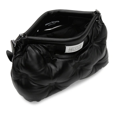 Shop Maison Margiela Black Large Glam Slam Bag In T8013 Black