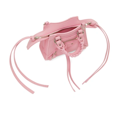 Shop Balenciaga Pink Super Nano Neo Classic Bag In 5906 Candy Pink