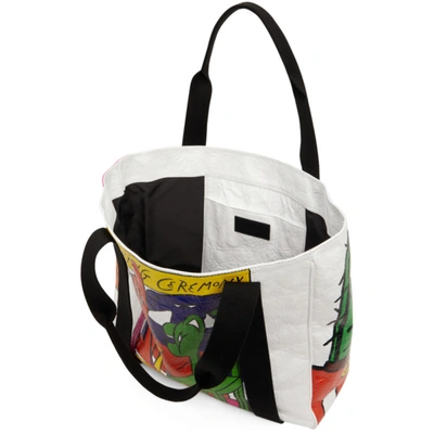 Shop Opening Ceremony Multicolor Amado Braulio Edition Graphic Tote Bag In Off White/multi