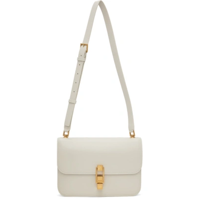 Shop Saint Laurent Off-white 'le Carré' Bag In 9207 White