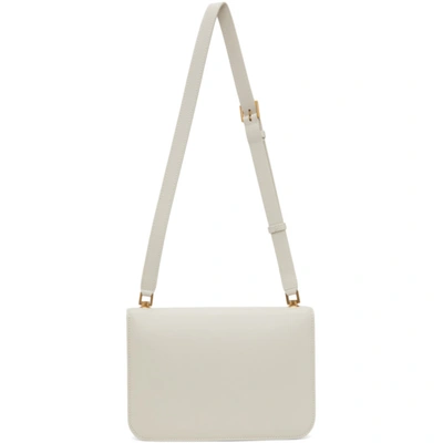 Shop Saint Laurent Off-white 'le Carré' Bag In 9207 White