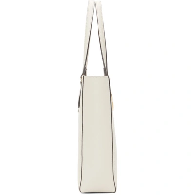 Shop Gucci Off-white Small Dahlia Gg Bag In 9022 Mystic White