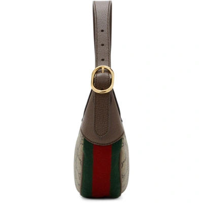 Shop Gucci Beige Mini Gg Ophidia Bag In 8745 B.eb/n.acero/vr