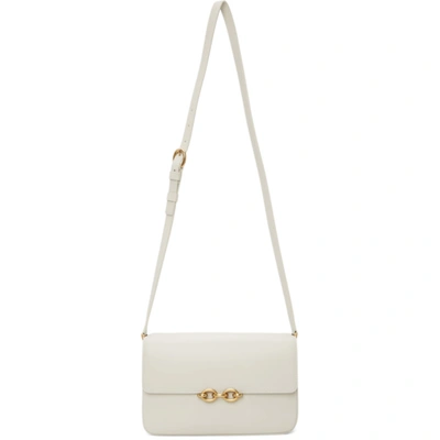 Shop Saint Laurent Off-white 'le Maillon' Bag In 9207 White