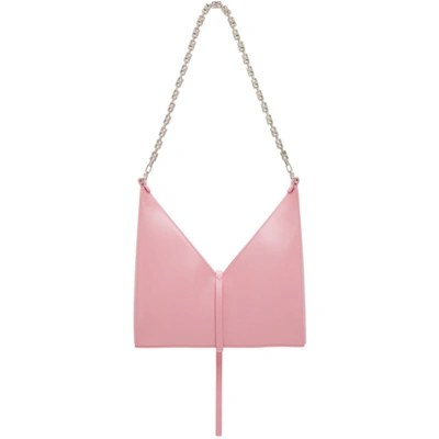 Givenchy Pink Small Cut Out With Chain Bag In 661 Baby Pink
