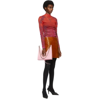 Givenchy Pink Small Cut Out With Chain Bag In 661 Baby Pink